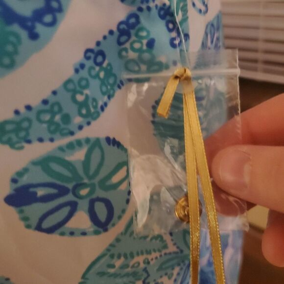 NWT Lilly Pulitzer target blue seashell blouse - Picture 5 of 5